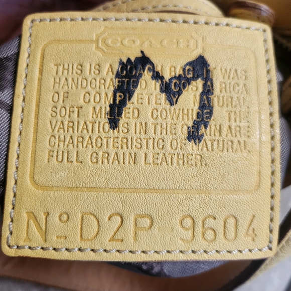 Coach Millbrook Demi Yellow Leather Shoulder Bag NWOT - Picture 2 of 16